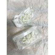 Ніжний квітковий браслет із білої гіпсофіли 